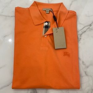 Burberry coral rose brand new with tags polo size large
